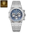 Original Luxury Men'S Watches Date Chronograph Stainless Steel Quartz Watch Waterproof Luminous Fashion Man Wristwatch