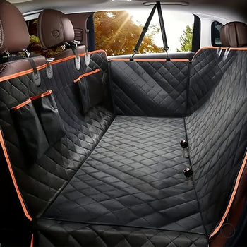 Waterproof Dog Car Seat Cover – Scratch-Resistant Hammock Protector for Cars & SUVs