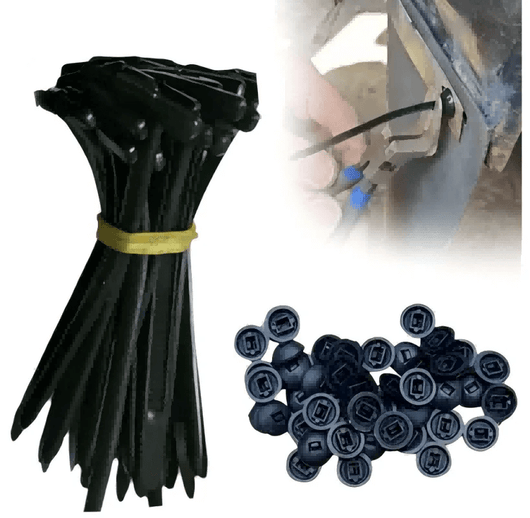 Multi-Purpose Nylon Cable Buckle – Heavy-Duty Zip Tie Holder for Cars, Wires & DIY Projects