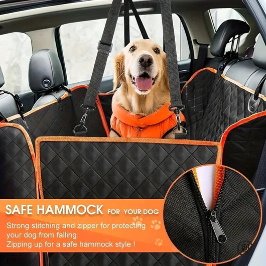 Waterproof Dog Car Seat Cover – Scratch-Resistant Hammock Protector for Cars & SUVs